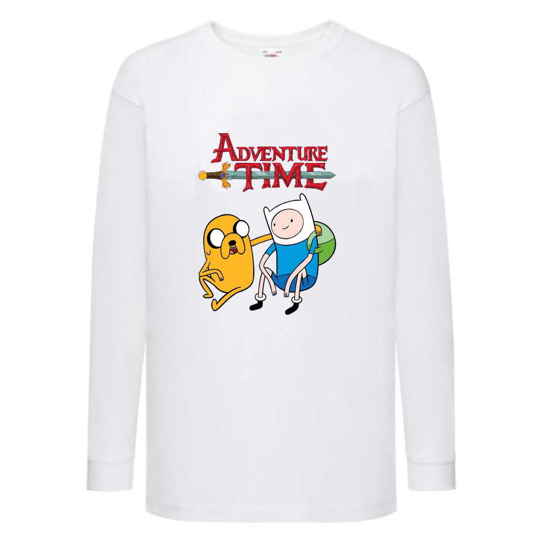 

Лонгслив реглан Время Приключений 0018 (Adventure Time) белый (ART wh 0018) 164 см