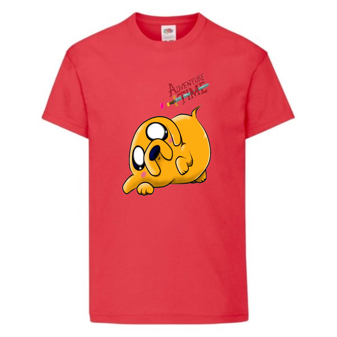 

Футболка детская Время Приключений 006 (Adventure Time) красная (ADT rd 006) 152 см