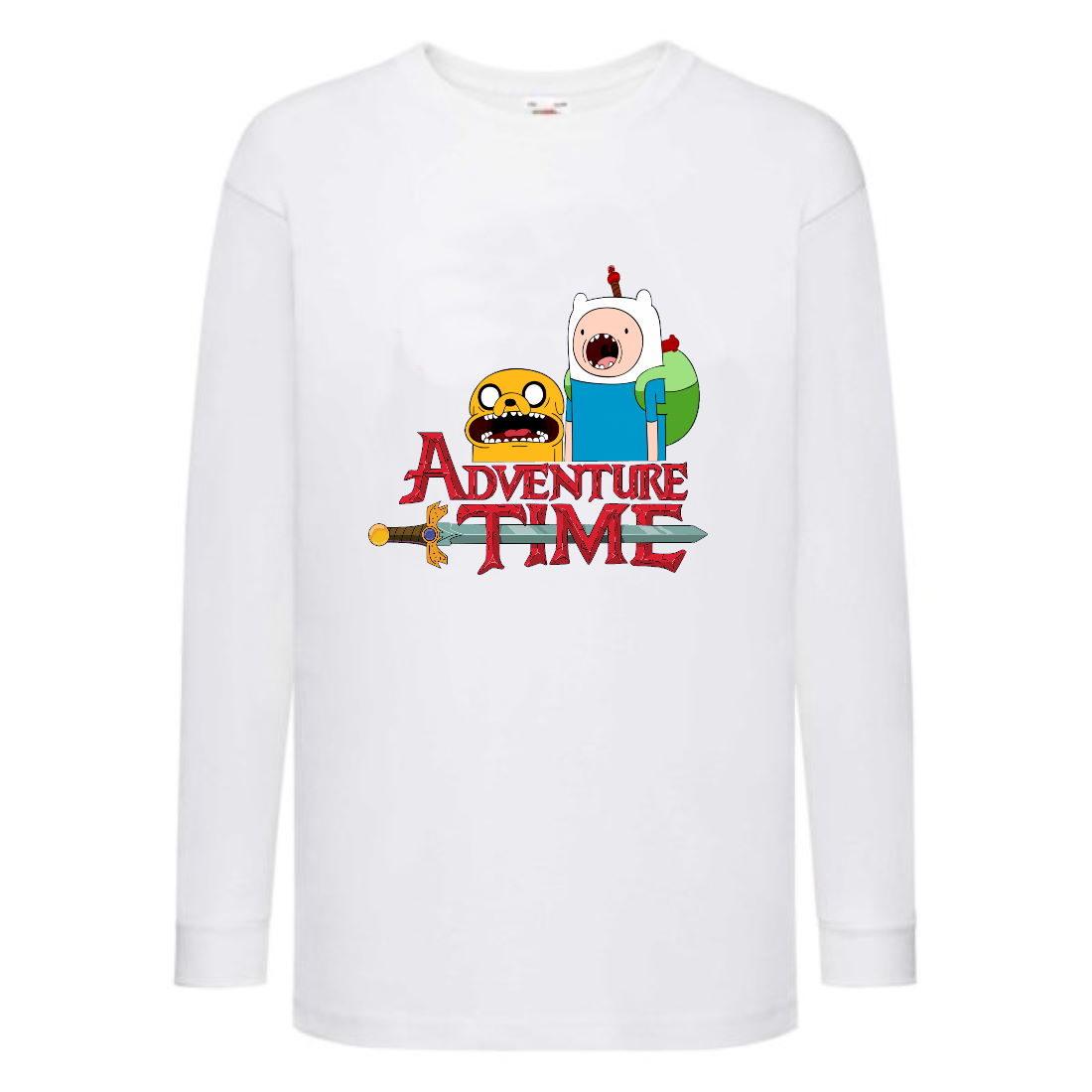 

Лонгслив реглан Время Приключений 0014 (Adventure Time) белый (ART wh 0014) 104 см