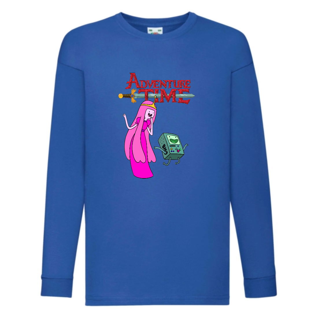 

Лонгслив реглан Время Приключений 0025 (Adventure Time) синий (ART blu 0025) 104 см