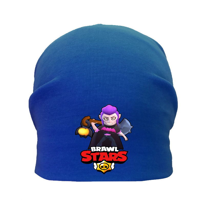 

Шапка детская Бравл Старс синяя (Brawl Stars-0015) 54-56 см