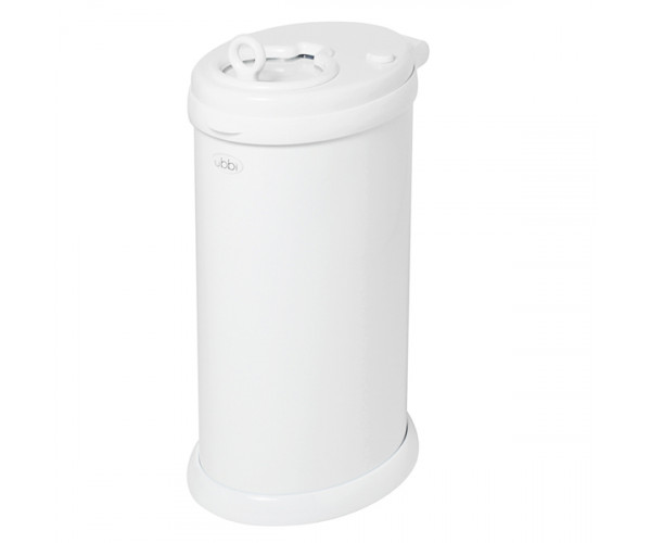 

Безкассетный накопитель детских подгузников Steel diaper pail White