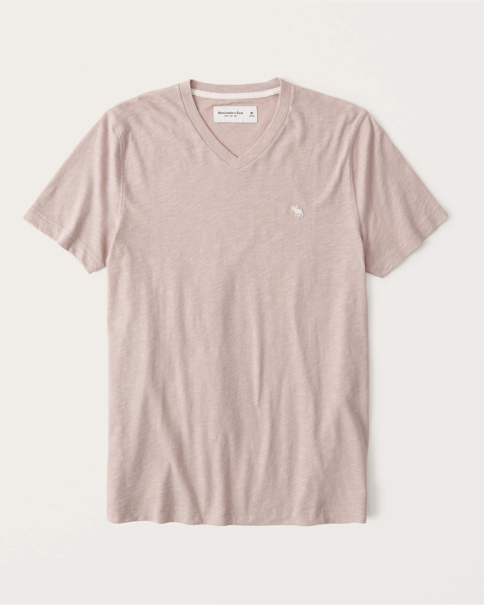 

Футболка Abercrombie & Fitch AF8499M  Светло-розовый, Футболка Abercrombie & Fitch AF8499M L Светло-розовый