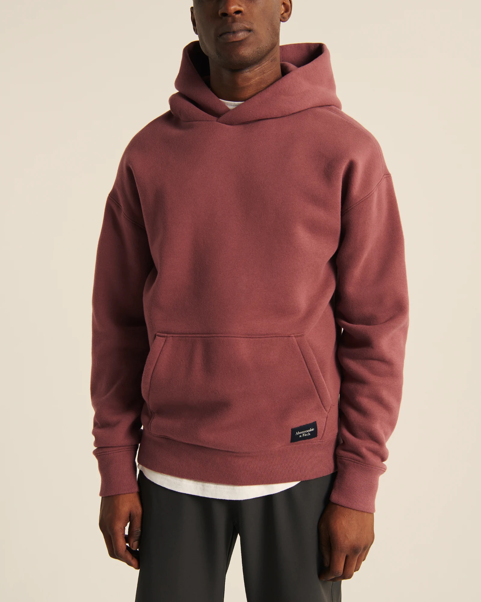 

Толстовка мужская - толстовка Abercrombie & Fitch AF8614M M Светло-бордовый