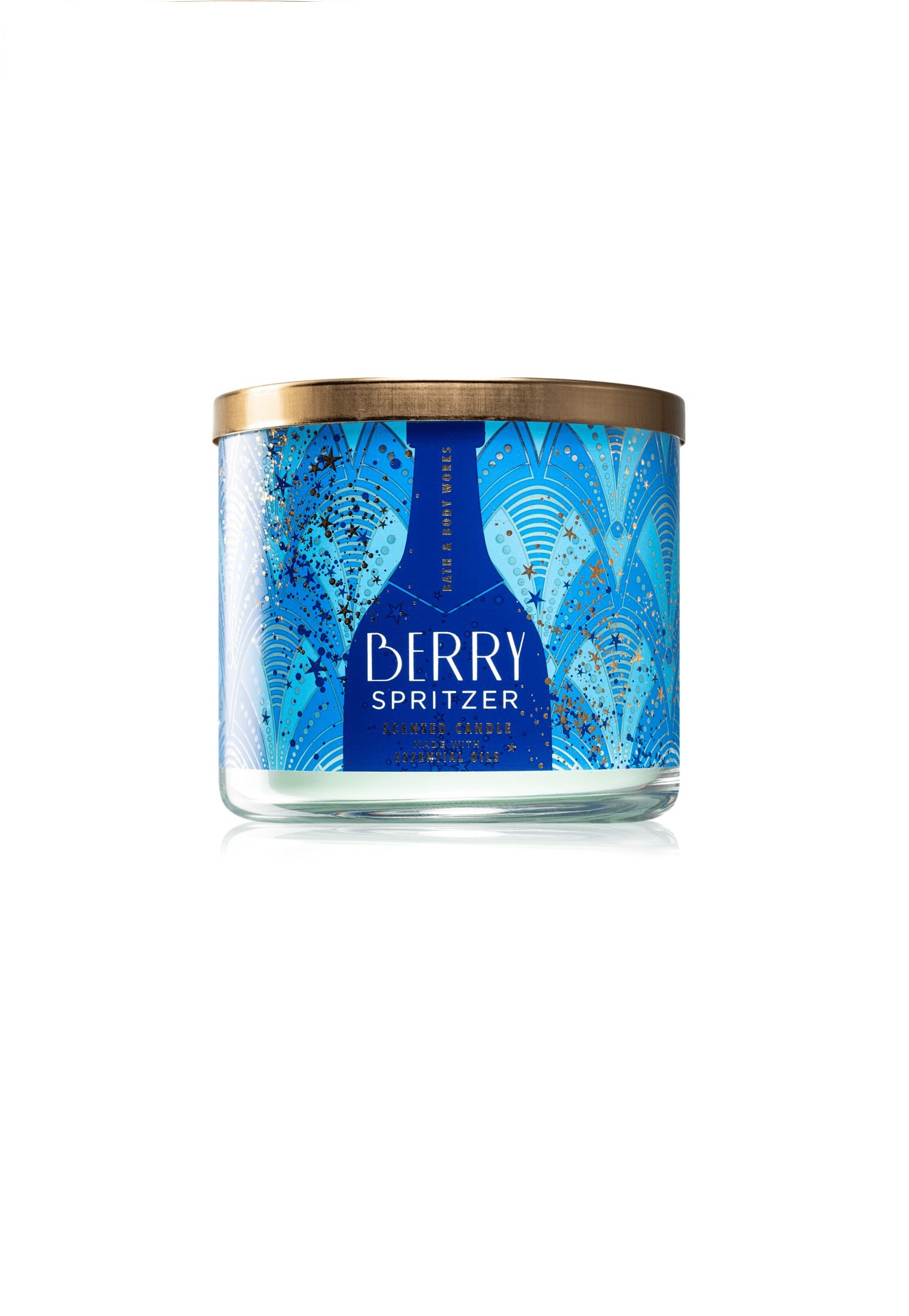 

Свеча ароматизированная BERRY SPRITZER Bath & Body Works BBW0112W 411 г Синий