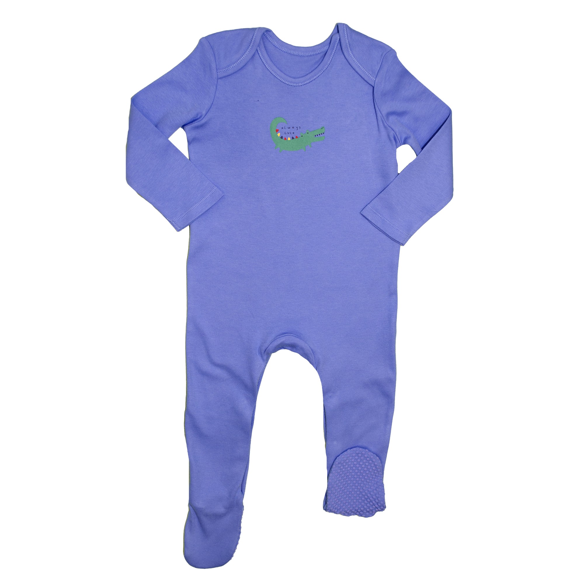 

Человечек для мальчика ( 1 шт) George синий с крокодилом на кнопках с носочками 6-9М (68-74 см) 9,5кг 1736