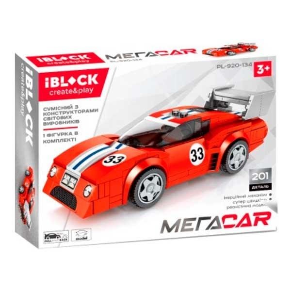 

Конструктор iBlock Мегаcar Машинка PL-920-134 Красная