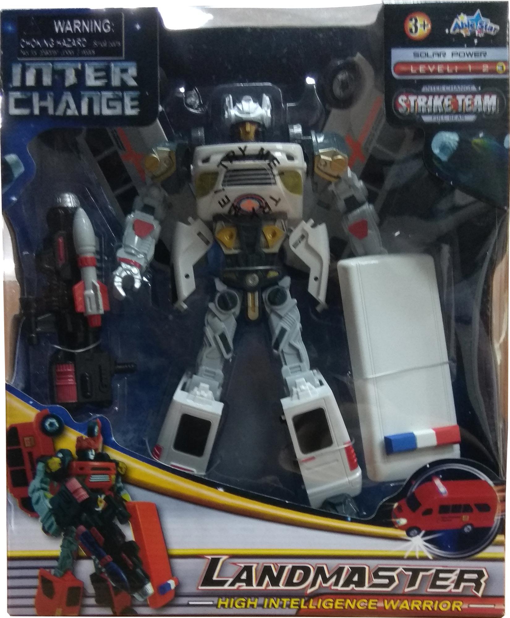 

Робот-спасатель Лендмастер со светом и звуком (29 см), скорая помощь, Able Star, скорая помощь (12-43156)