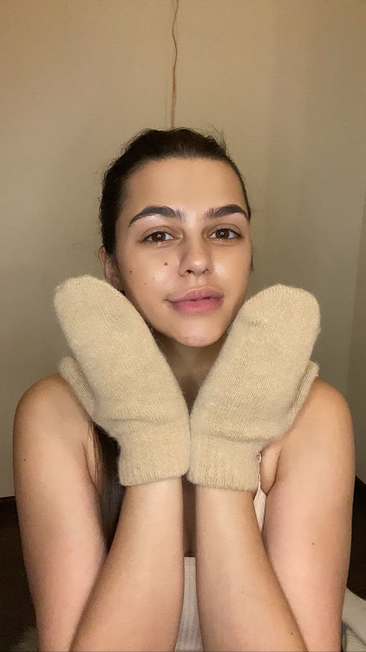 

Женские варежки Flex Бежевые