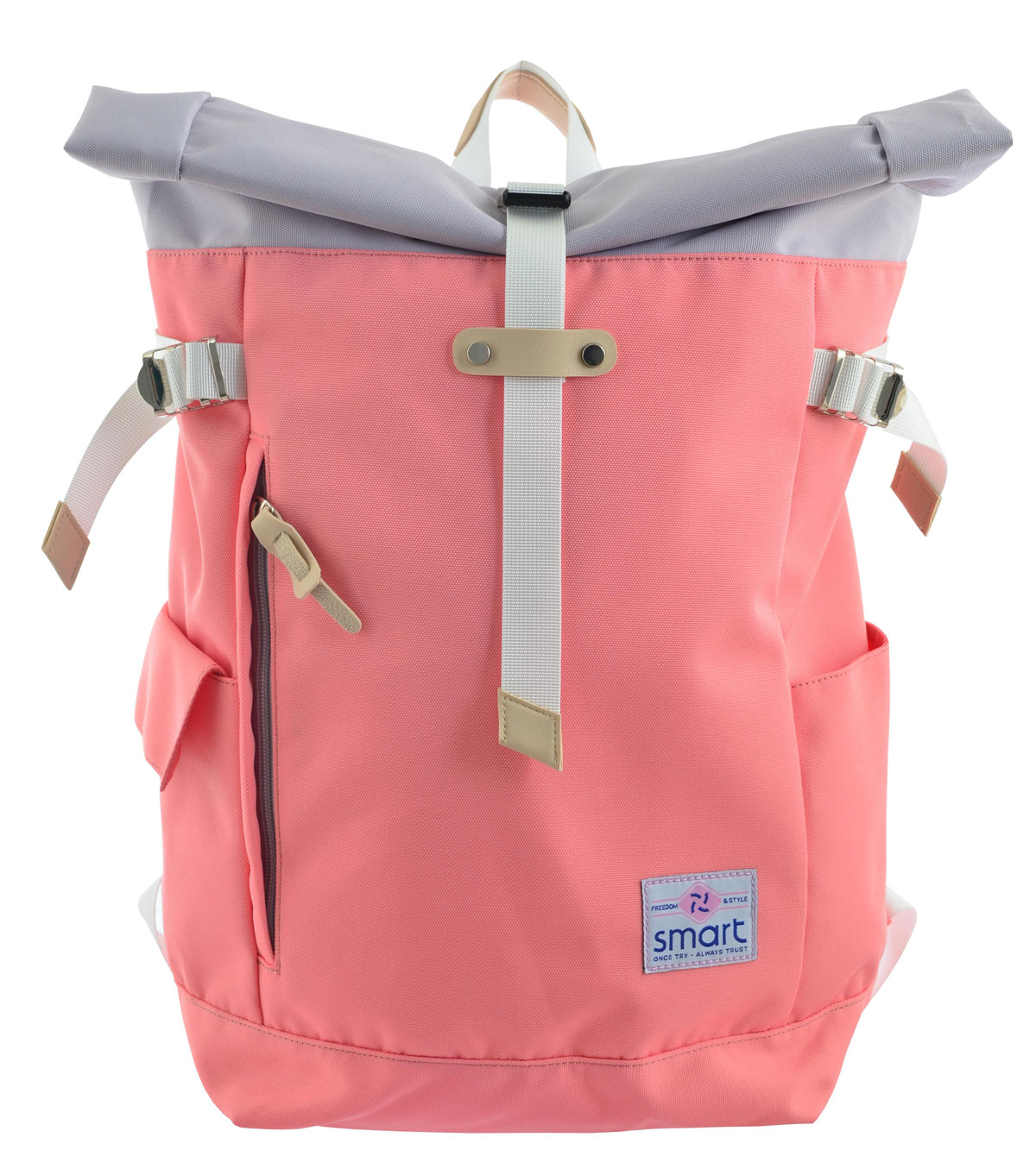 

Рюкзак городской Roll-top Peach (20 л), Smart (12-69116)