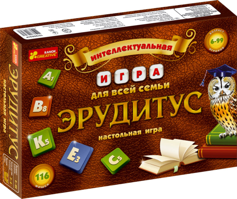 

Настольная игра Эрудитус, Ranok Creative (12-32375)