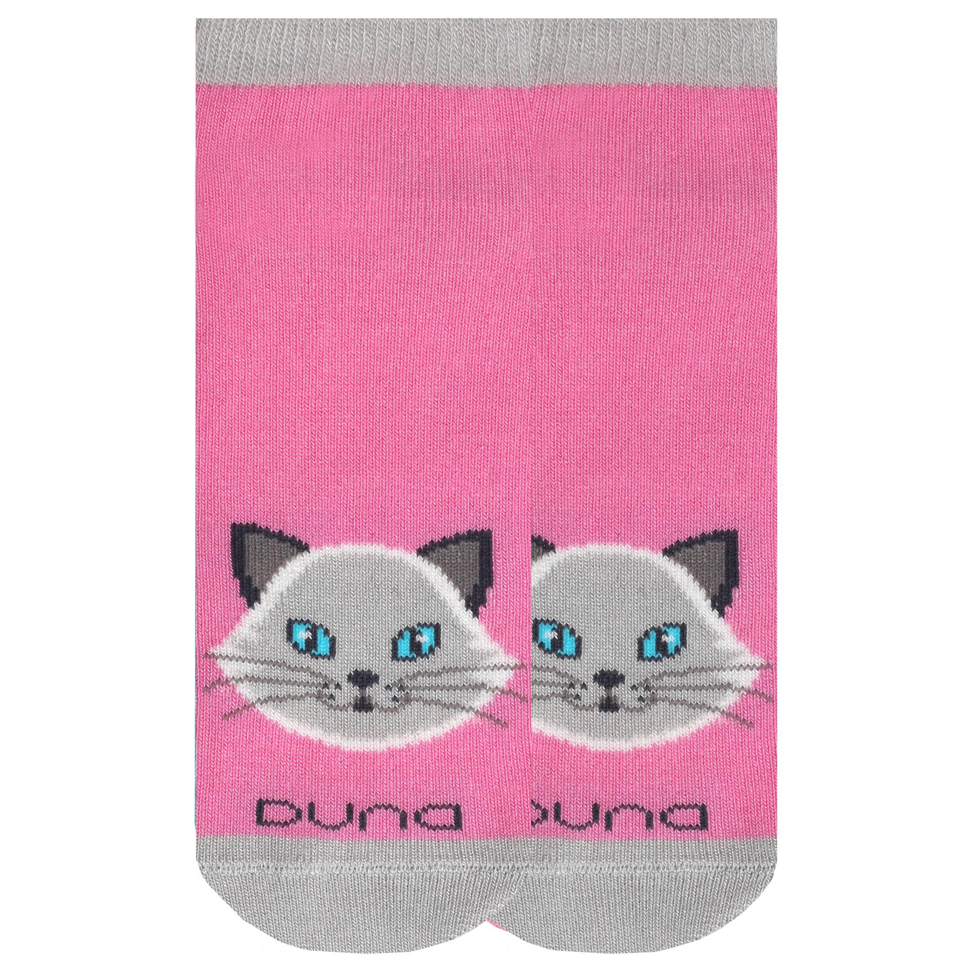 

Детские короткие носки с котиком, Duna, розовые, 16-18 (23-26) (12-48113)