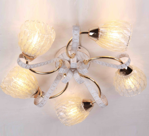 

Люстра потолочная с металлической лентой и 5 плафонами (ML012/5) (SL00094)