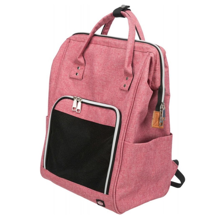 

Рюкзак-переноска для кошек и собак Trixie Ava 32x42x22 см, розовый