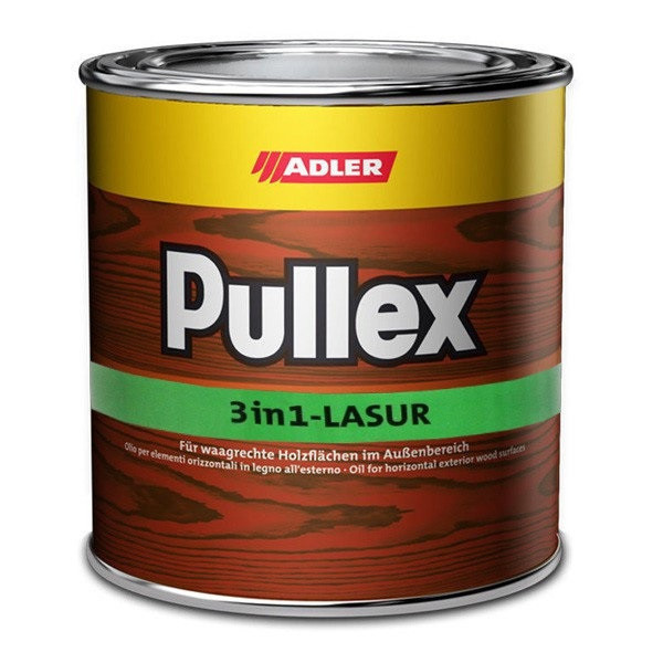 

Защитная лазурь Adler Pullex 3 in 1 Lasur для защиты изделий из дерева на улице 5 л цвет Afzelia