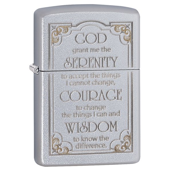 

Зажигалка Zippo 205 SERENITY PRAYER