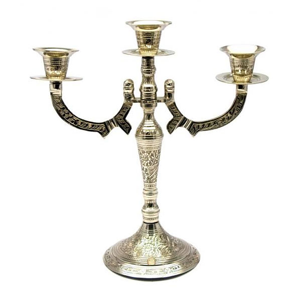 

Подсвечник на 3 свечи Silver Sabefet 30809-BR-1488