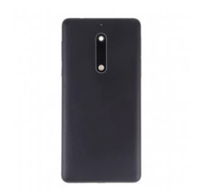 

Задняя крышка для Nokia 5 Dual Sim TA-1053, черная, Matte Black, High copy