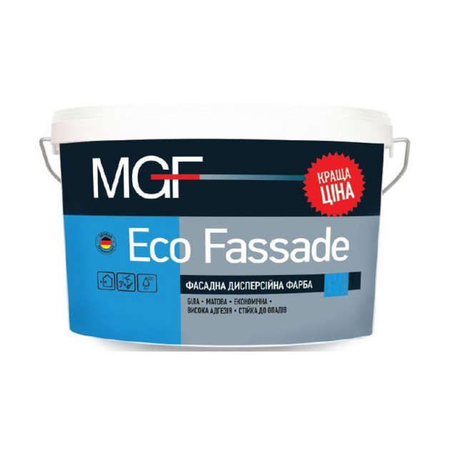 

Краска MGF Eco Fassade, М690, ВД (фасадная), 7 кг
