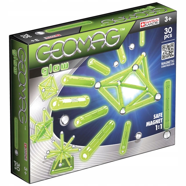 

Магнитный конструктор Geomag Glow 30 деталей GEO-335
