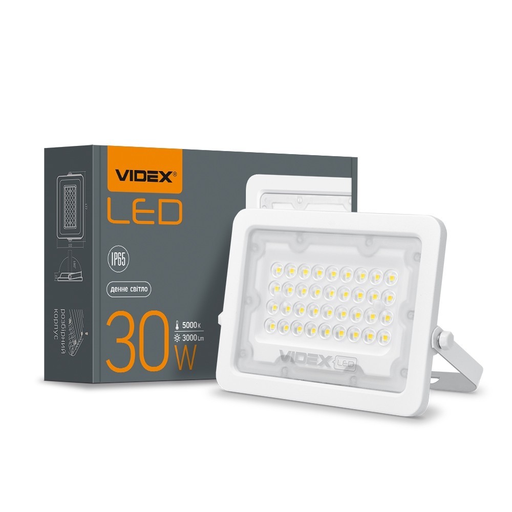 

LED прожектор VIDEX F2e 30W 5000K