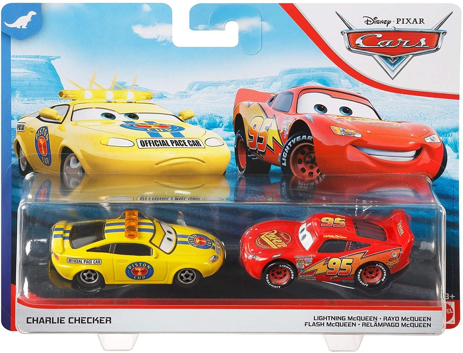 

Набор машинок Тачки Mattel Disney Pixar Cars Charlie Checker and Lightning McQueen Чарли Чекер и Молния Маквин (GKB73)