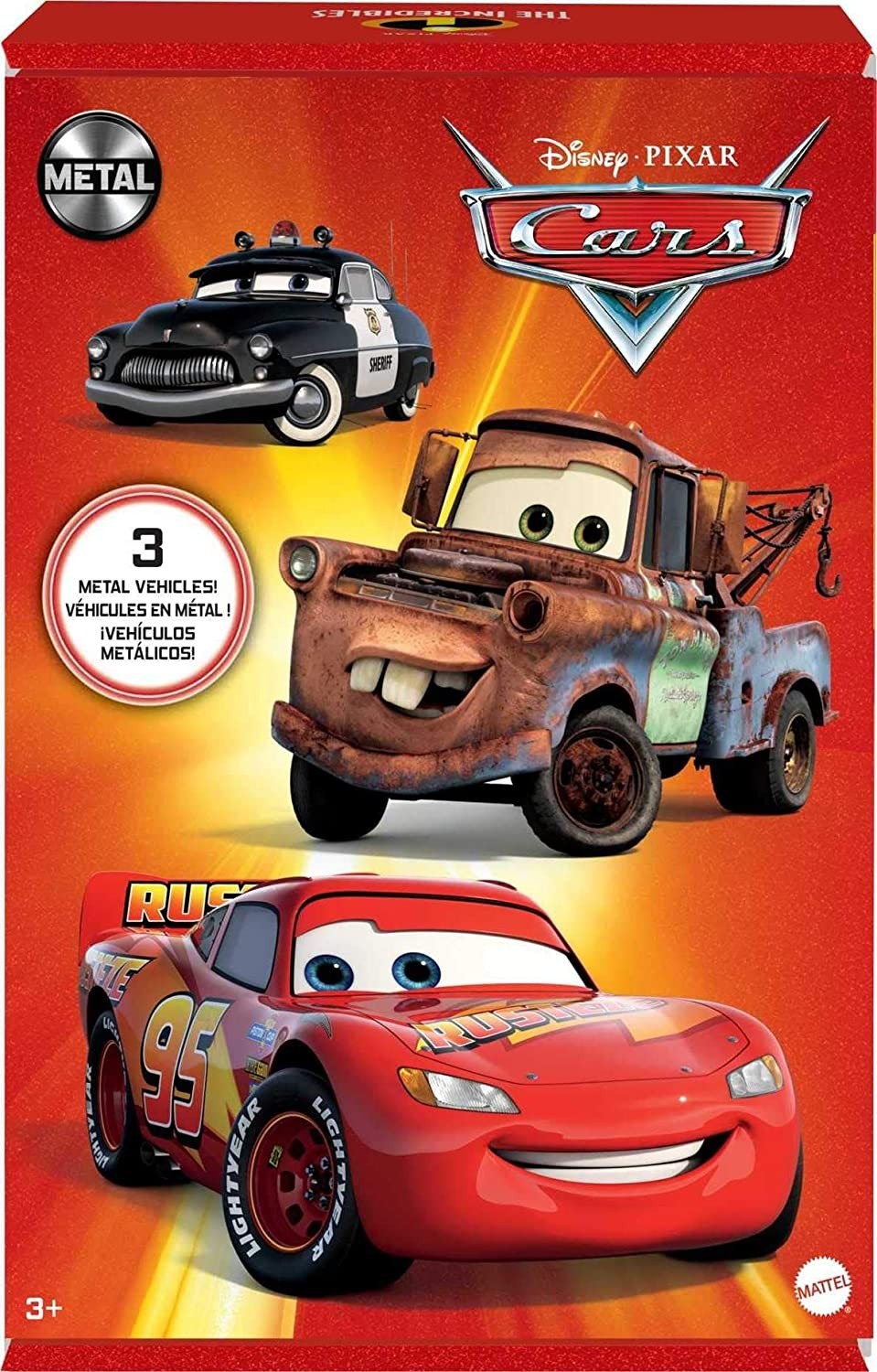 Набор автомобилей Тачки Mattel Disney Pixar Cars Lightning McQueen, Sheriff  & Mater Молния Маквин, Шериф и Мэтр (HBW14) – фото, отзывы, характеристики  в интернет-магазине ROZETKA от продавца: VRS | Купить в Украине: