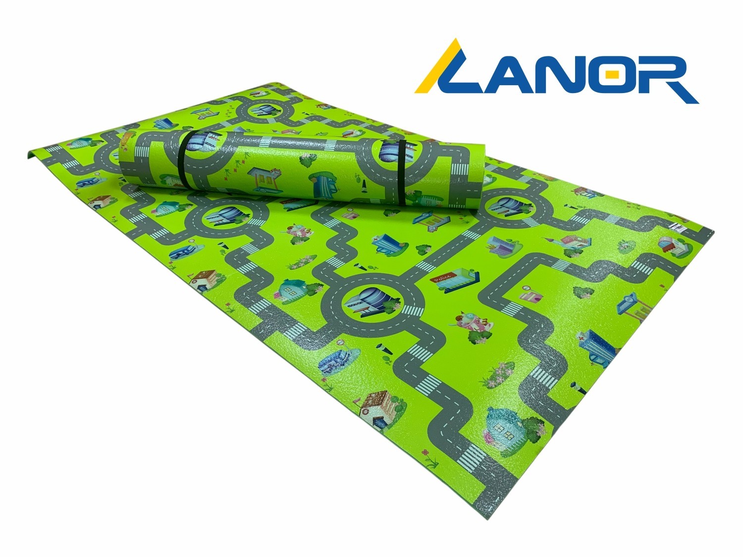 

Детский игровой развивающий коврик Lanor Детство 180x55см 8мм (14)