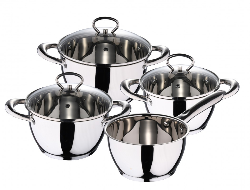 

Набор посуды из нержавеющей стали Bergner 7 предметов с индукционным дном (BG-32750-MM)