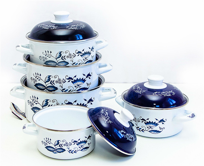 

Набор эмалированных кастрюль Bohmann 10 предметов (BH-8301)