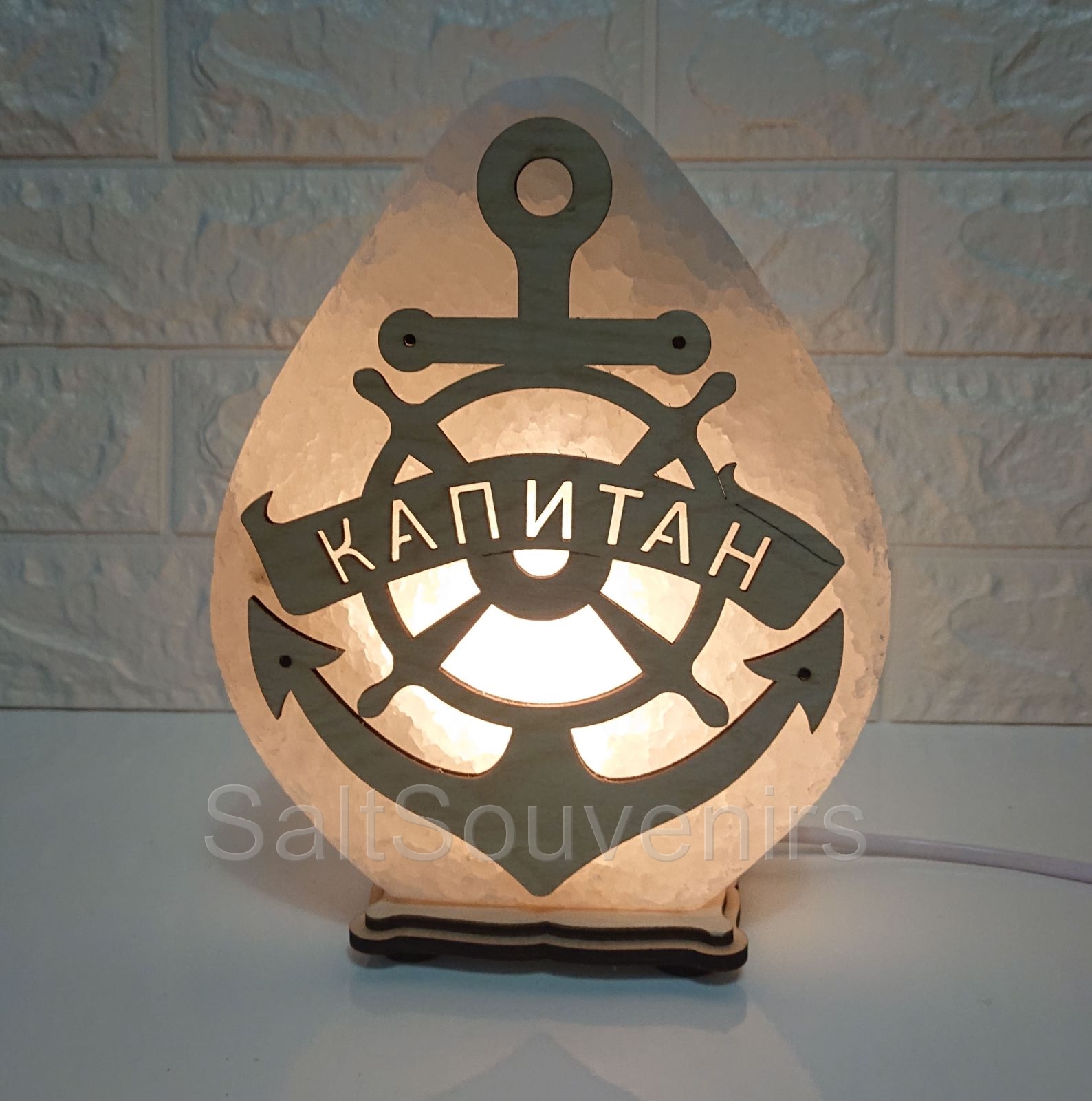

Соляная лампа EcoDecorLamp Капитан