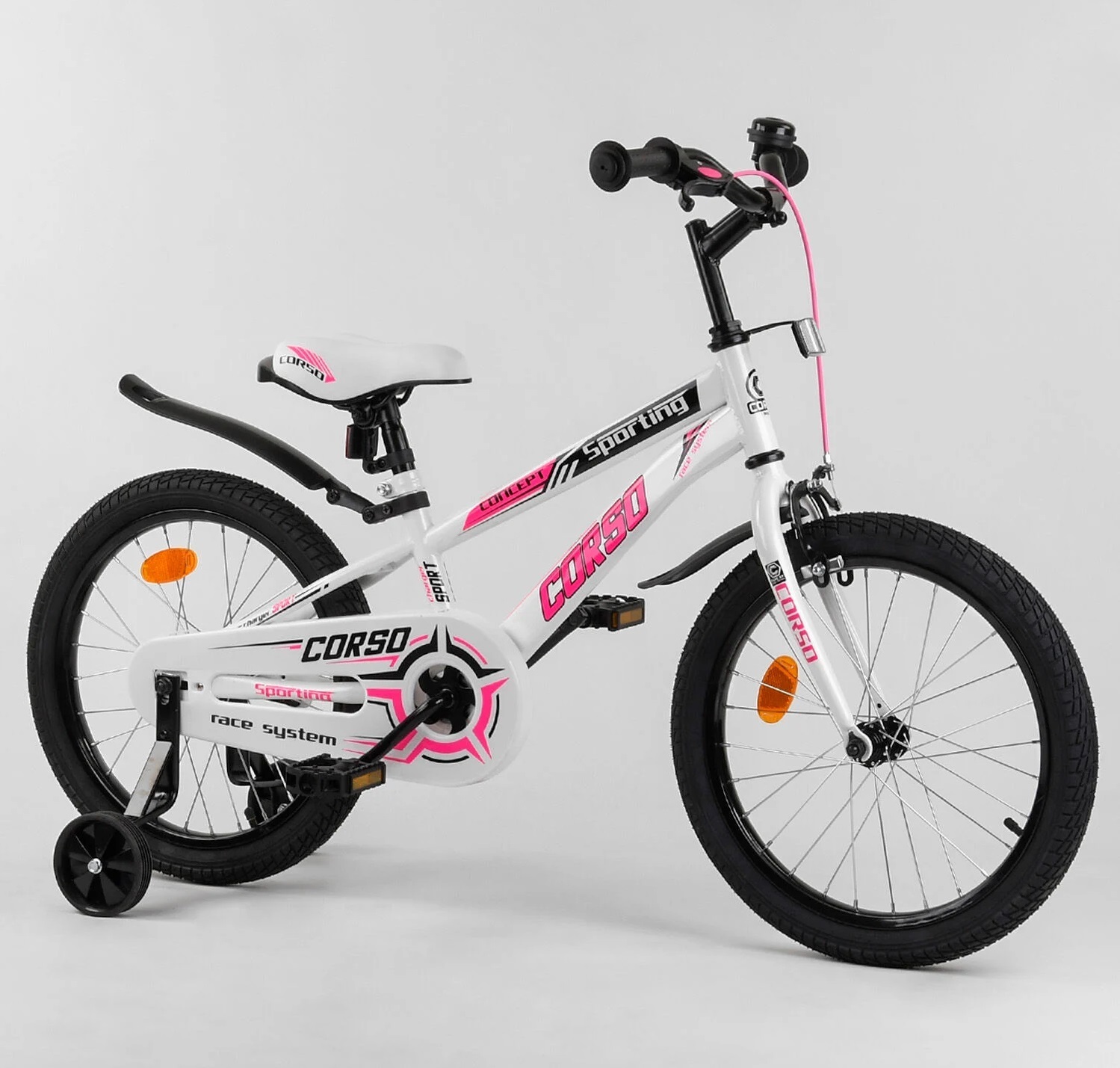 

Велосипед Corso 18" Sporting R-18362 White / Pink (R-18362)