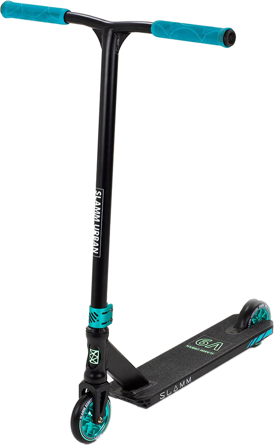

Cамокат Slamm Urban V9 black-teal (SL1425-BT)