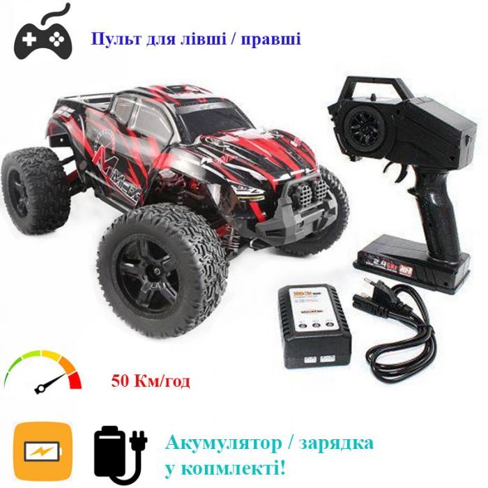 

Радіокерований монстр Вологозахищений Mmax Remo Hobby 1035 1/10 (червоний)
