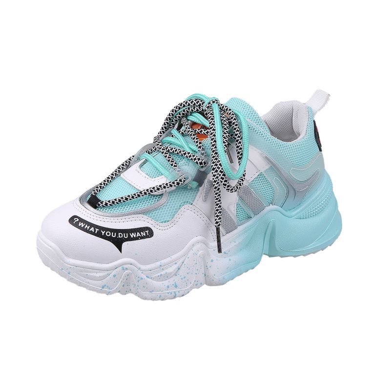 

Кроссовки комбинированные Dcbl бело-голубые 36