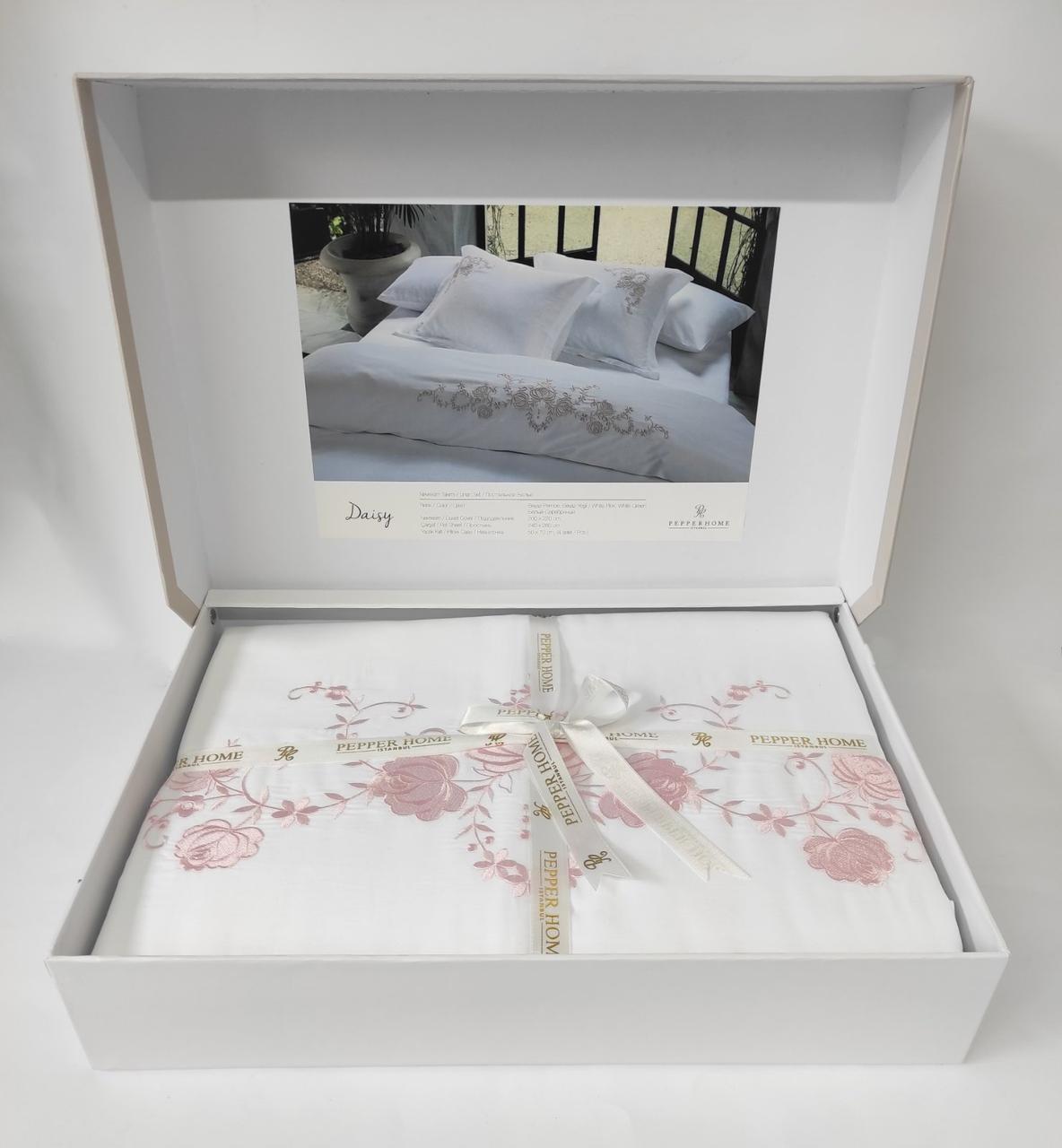 

Постель Pepper Home Daisy 200x220 White-Pink