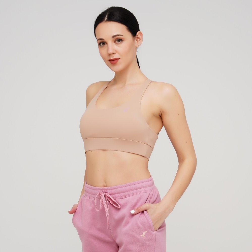 

Женский спортивный топ Lagoa Women's Low Impact Sport Bra Бежевый 44