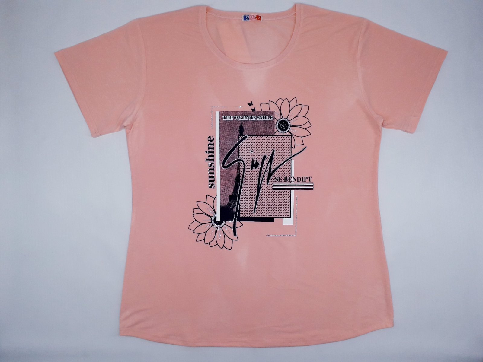 

Футболка C.H.T. 997177 7xl (р) персиковый