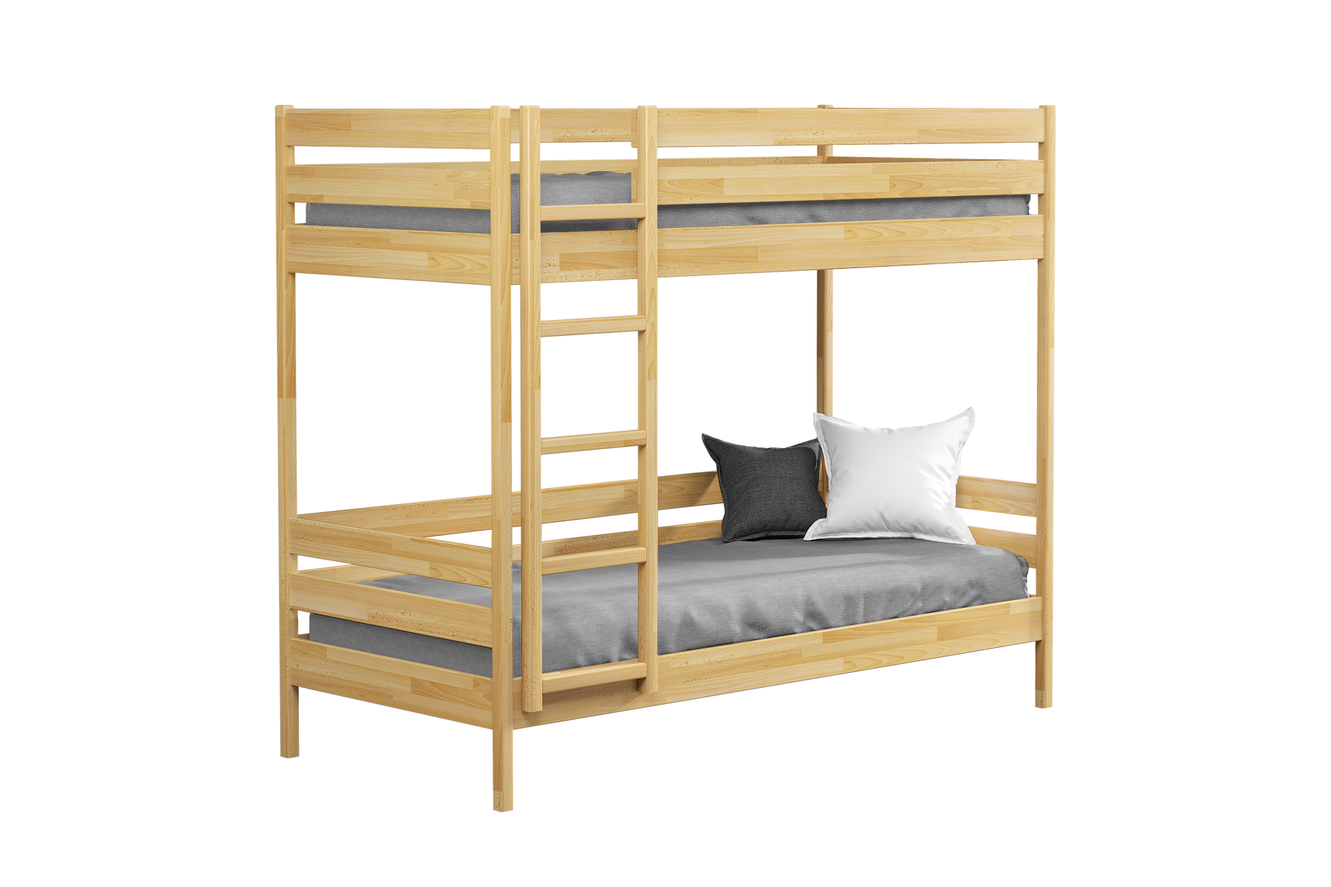 

Двухъярусная кровать Дуэт без ящиков Estella 80х190 102 - бук Щит 2Л25