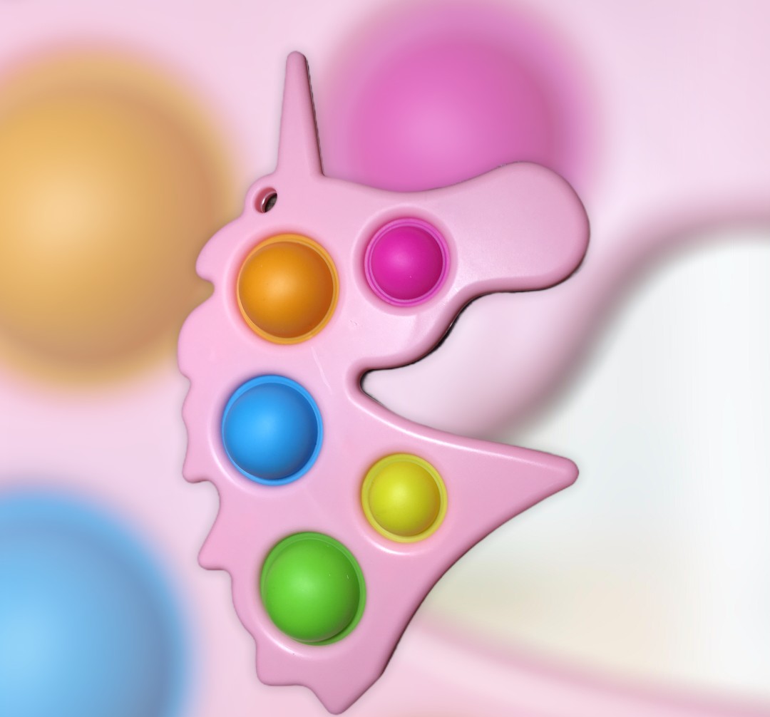 

Сенсорная игрушка антистресс Единорог Розовый Simple Dimple поп ит антистресс симпл димпл pop it