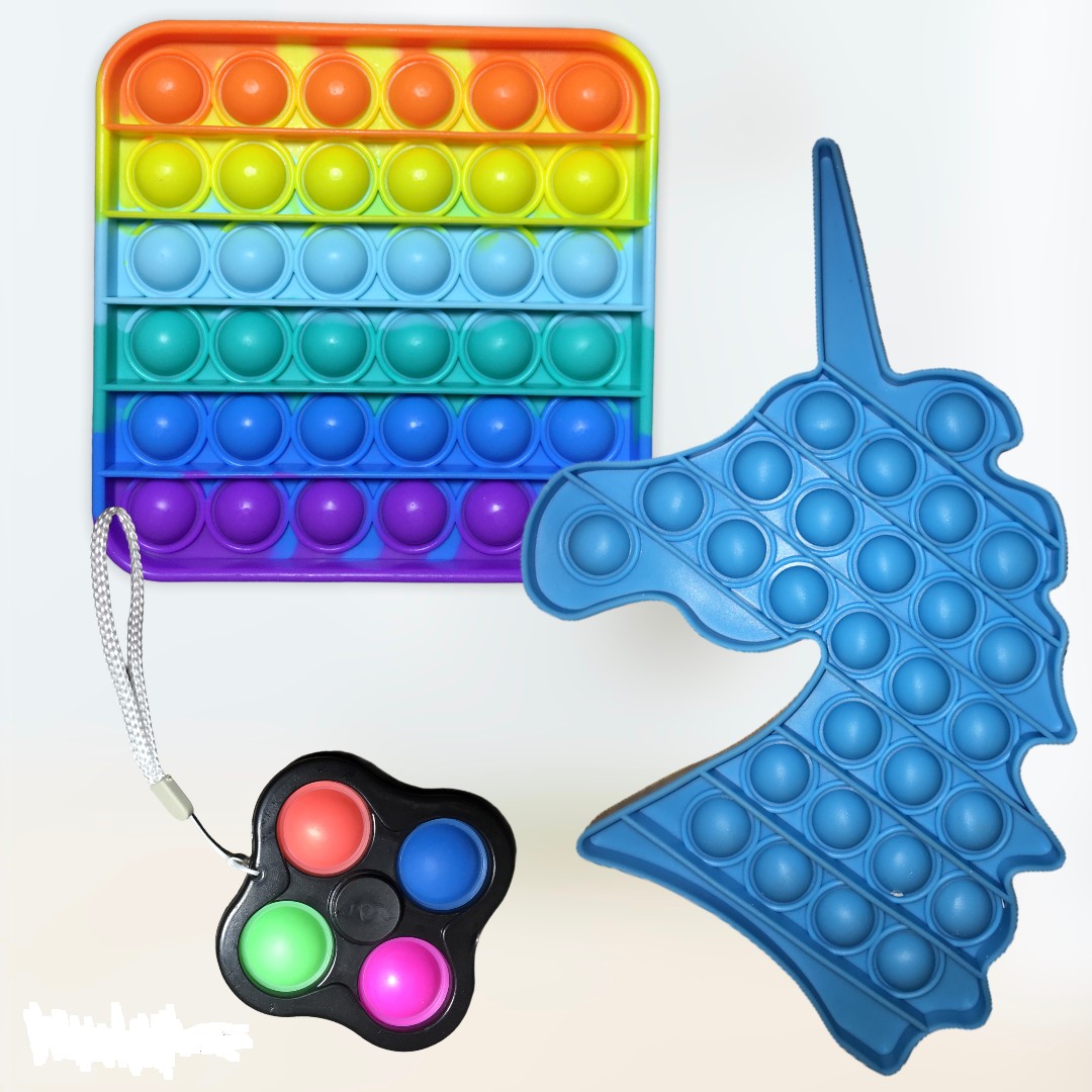 

Набор 3 в 1 Игрушки Антистресс Push POP It Bubble Поп Ит + Simple Dimple симпл димпл pop it