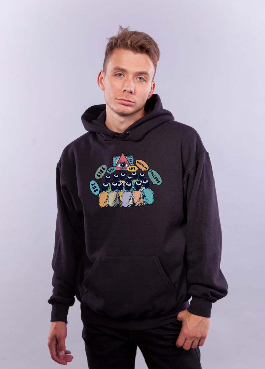 

Толстовка чёрная LOYS "Society" XXL