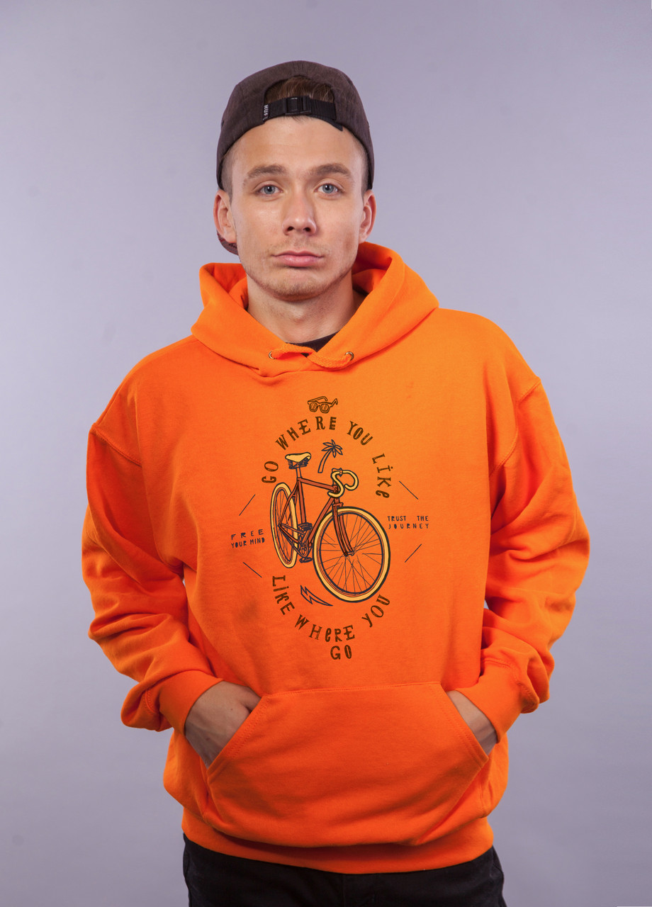 

Толстовка оранжевая LOYS "Lifebike" XXL
