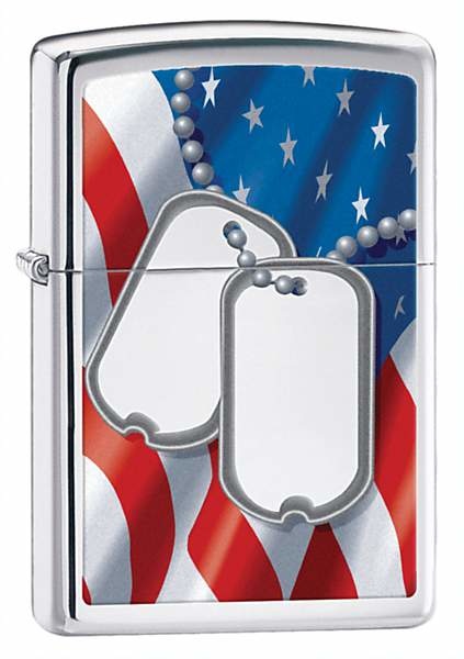 

Зажигалка Zippo FLAG & DOG TAG