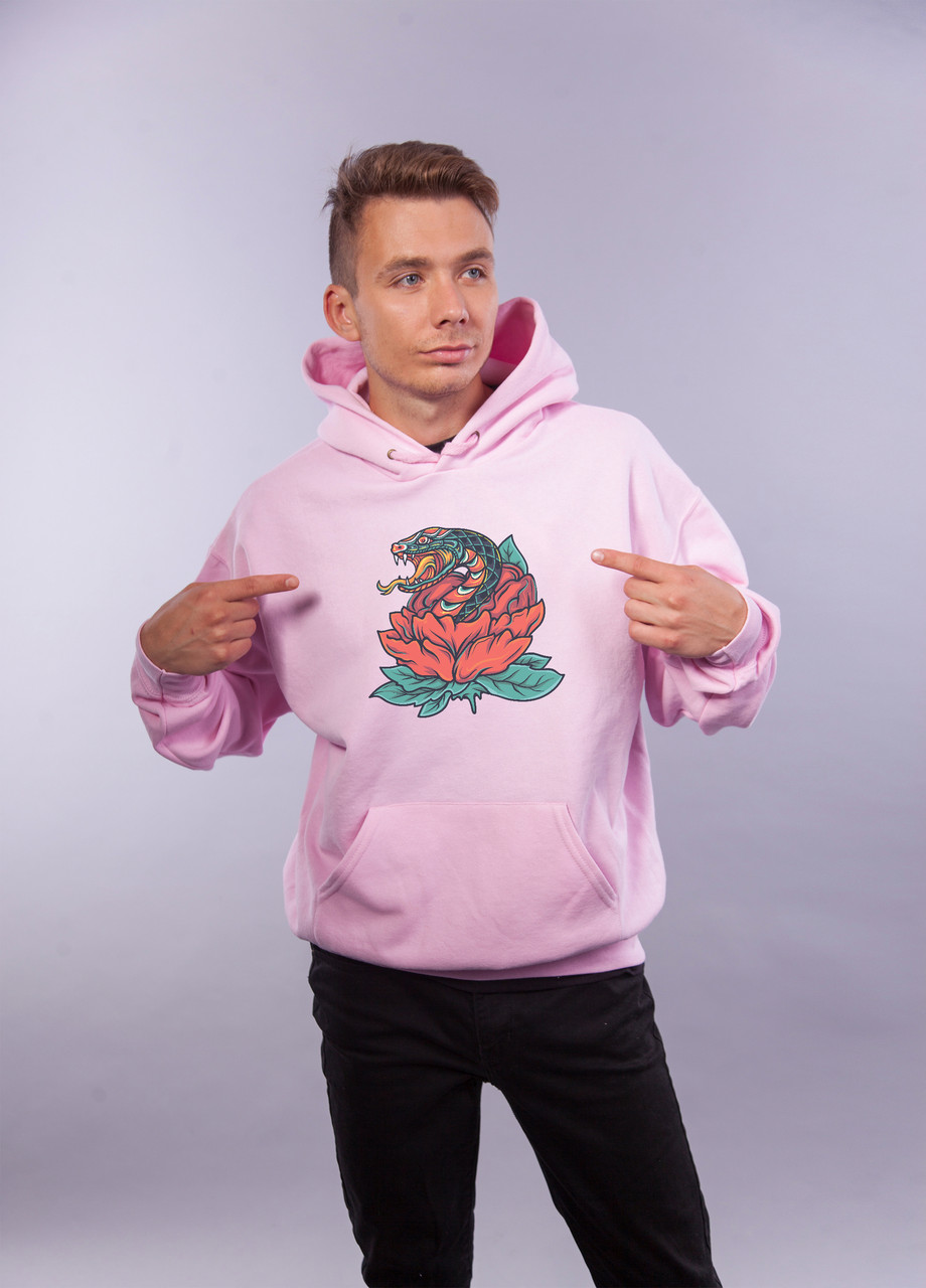 

Толстовка розовая LOYS "Oldschool Tattu" XXL