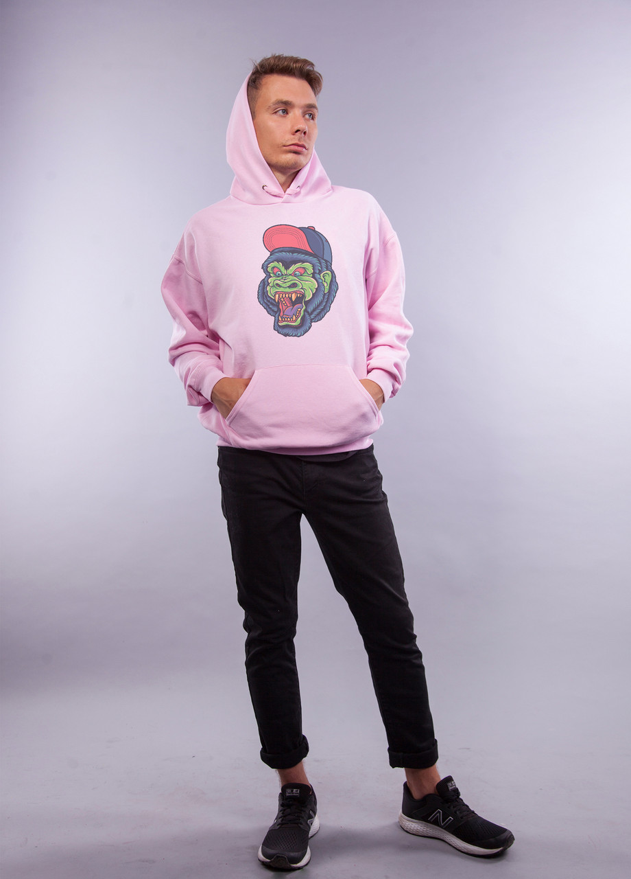 

Толстовка розовая LOYS "Gorilla" XXL