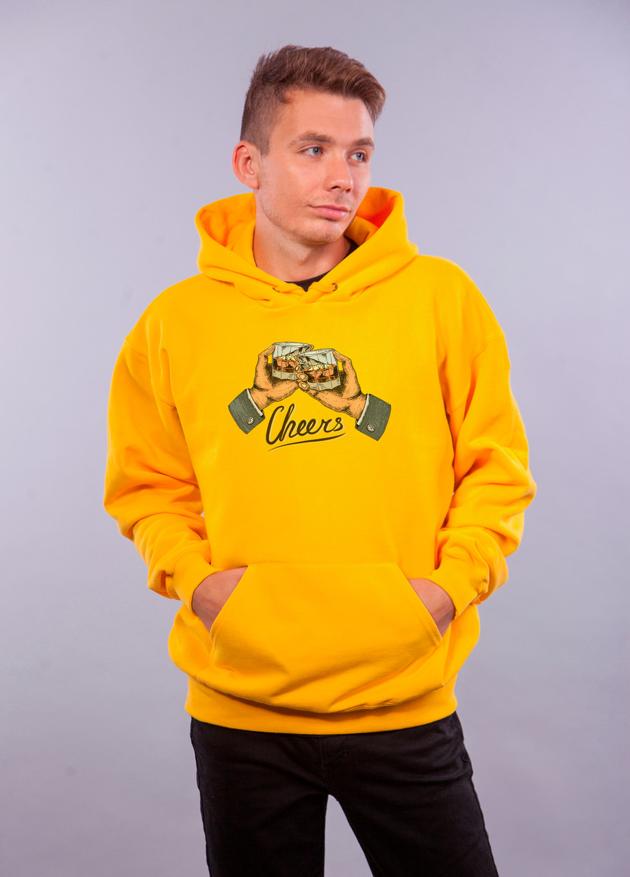 

Толстовка жёлтая LOYS "Cheers" XXL