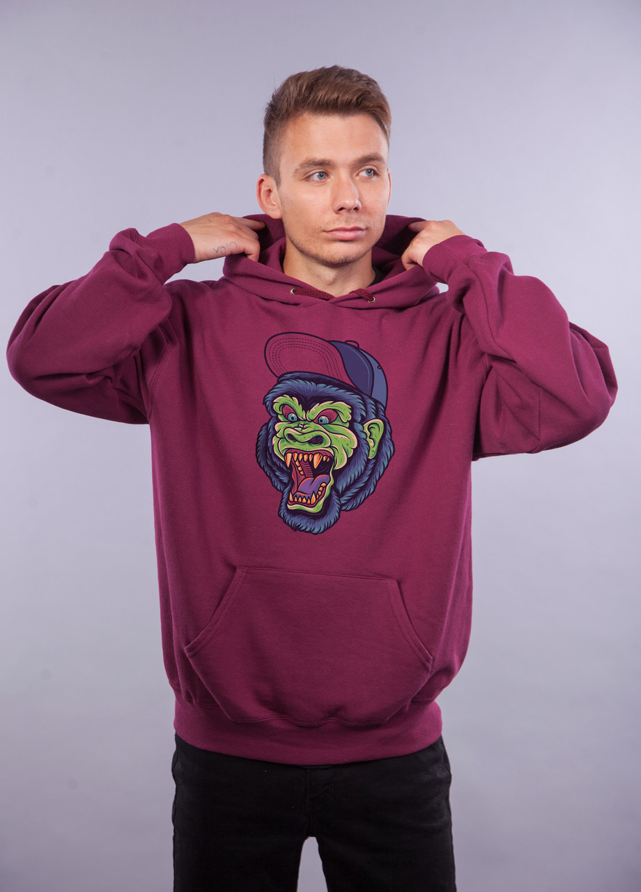 

Толстовка бордовая LOYS "Gorilla" XXL