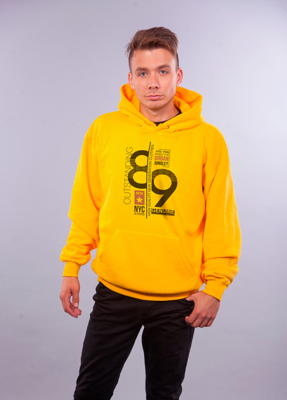 

Толстовка желтая LOYS "89 NYC" XXL