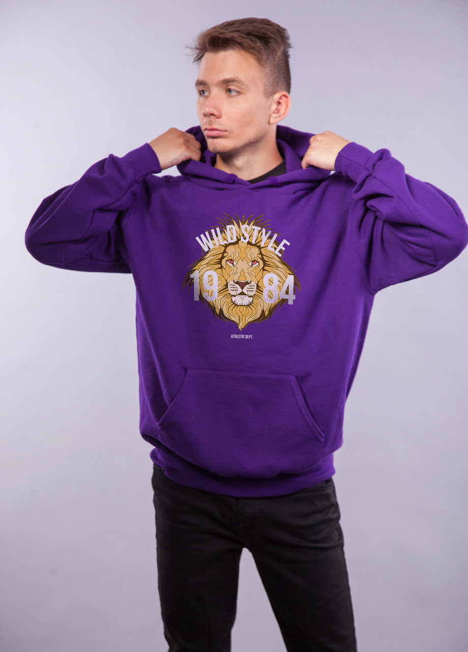 

Толстовка фиолетовая LOYS "Lion Wildestyle" XXL